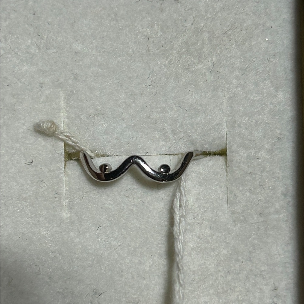 Sterling silver breast ring